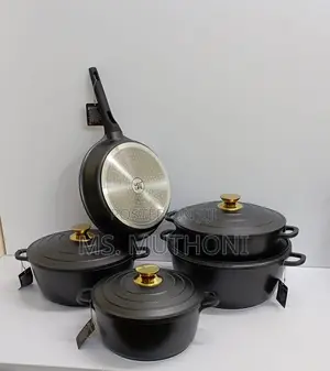 Black 11PCS Non-Stick Ucc Life Pot.