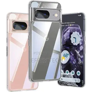 Google Pixel 8 Crystal Clear Shockproof Back Cover Case