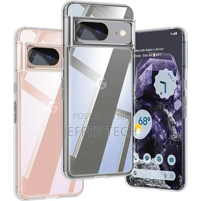 Google Pixel 8 Crystal Clear Shockproof Back Cover Case