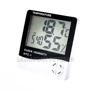 HTC-1 Temperature Humidity Meter-Black White