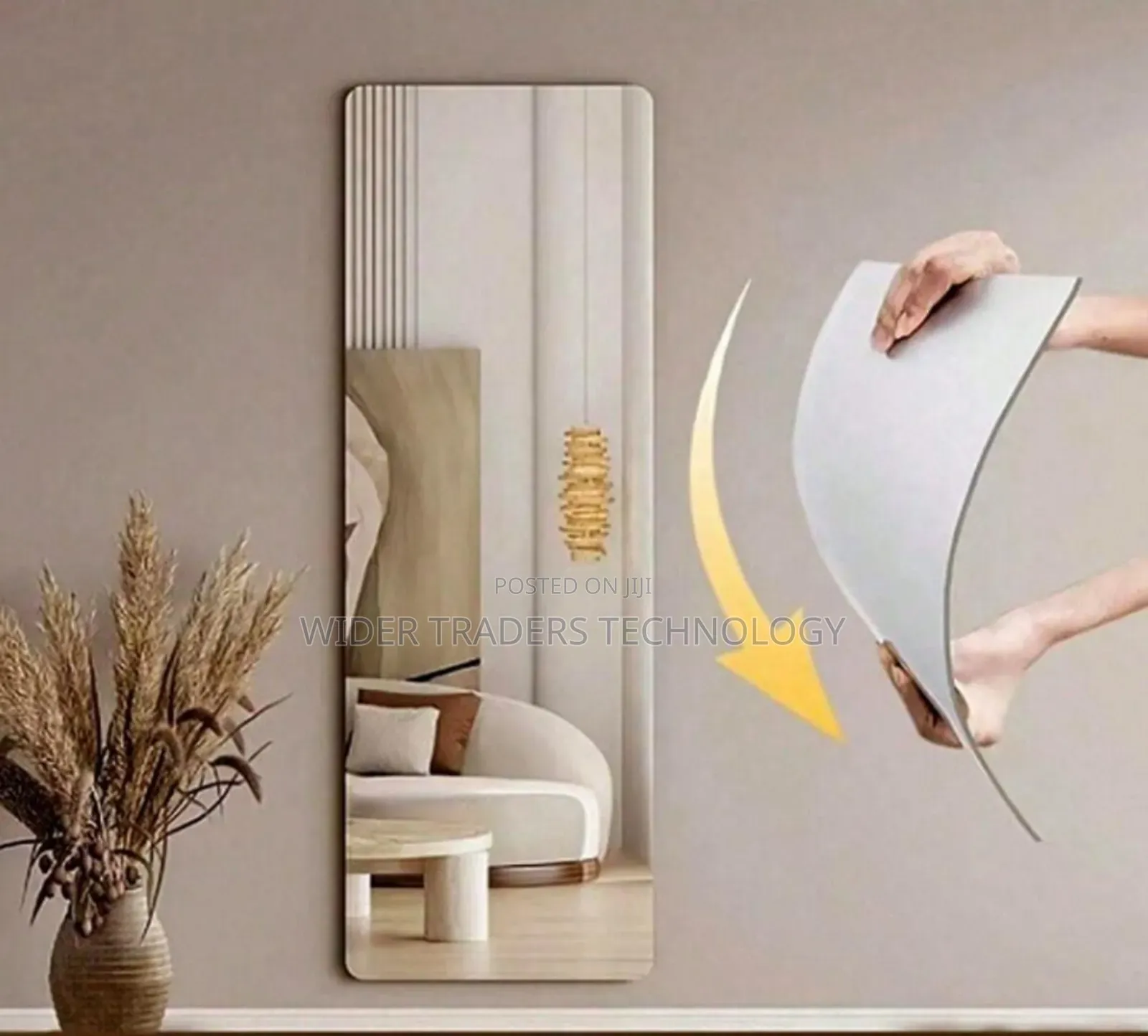Acrylic Mirror Sheets for Wall Decor, 3mm L Shatter
