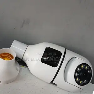 Wifi Bulb E27 ,2mp Dual Lens CCTV V380 Pro Camera Wifi Bulb
