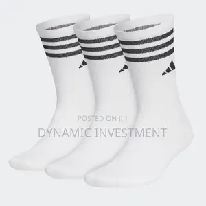 Adidas Crew Golf Socks 3 Pairs UK 8-11,6-8
