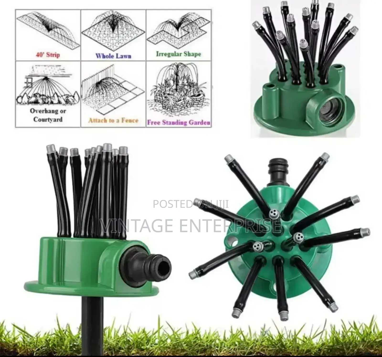 360 Degrees Automatic Garden Sprinkler