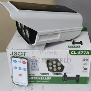Solar Light Monitoring Lamp Dummy CCTV` 180W