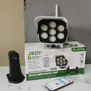 Dummy CCTV Camera Solarlight,Sleek Low Profile Design Dummy