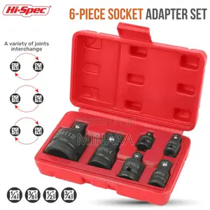 6 PCS Impact Socket Adapter / Reducer Kit
