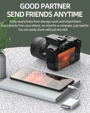 iPhone 15 Pro Max Plus USB C Sd Card Reader Adapter (2in1)Ca