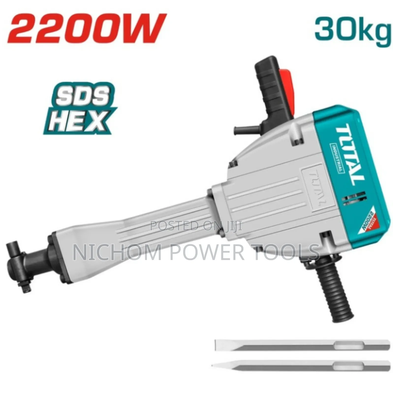 SDS HEX 2200watt Total Demolition Hammer/Jack Hammer/Breaker
