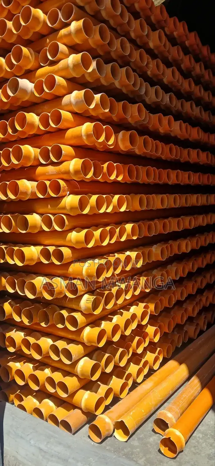 PVC Waste Pipe 4"By 6m