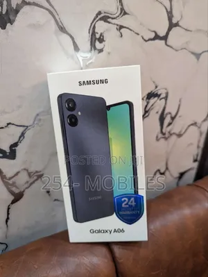 New Samsung Galaxy A06 128 GB Black