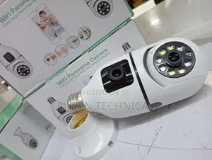 Dual Lens Bulb Camera Wifi Camera