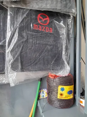 Mazda Black Red Branded Mats