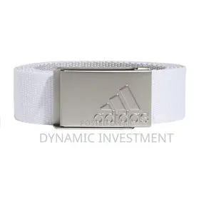 Adidas Golf Reversible Webbing Belt-White