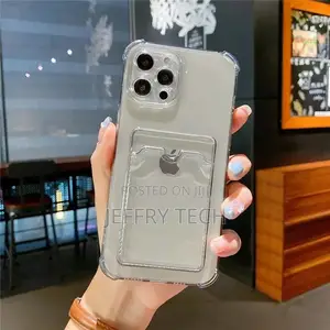 iPhone 14 Pro Max (6.7 Inch) Wallet Cover Transperent Case