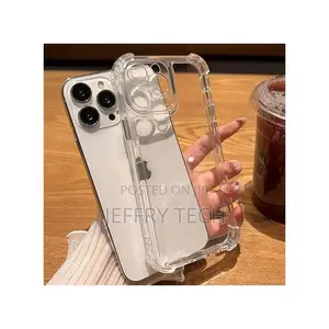 iPhone 15 Pro Max Anti Shock TPU FLEXIBLE Transperent Case