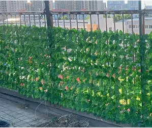 Green Dark Fence Plants