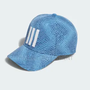 Adidas Golf Tour 3-Stripes Print-Light Blue