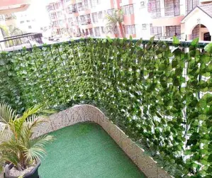 Beautiful Balcony Green Fence Home Plants