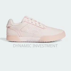 Adidas Ladies Retrocross Spikeless Golf Shoes-Pink