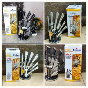 9pcs Unique Knives Set