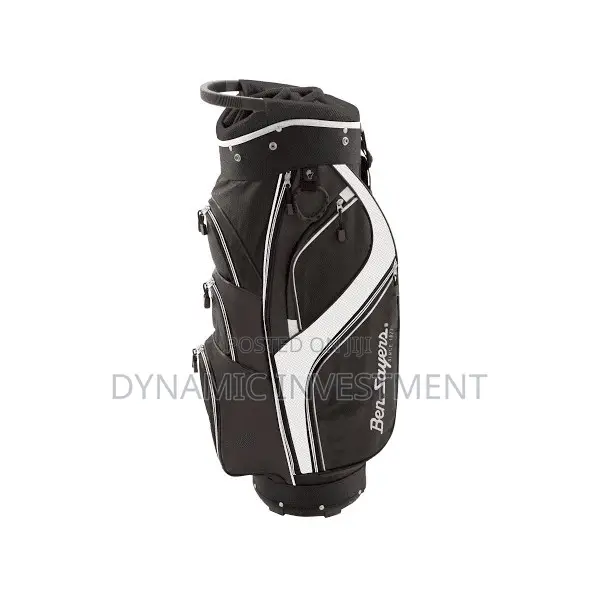 Ben Sayers Deluxe Cart Golf Bag (Black / White)