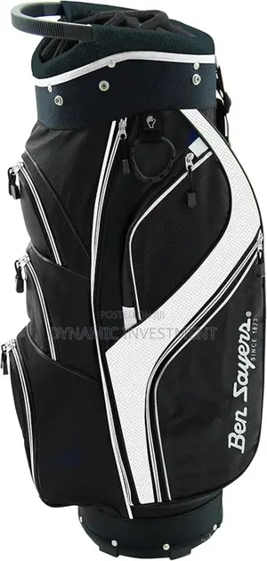 Ben Sayers Deluxe Cart Golf Bag (Black / White)