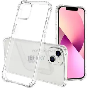 iPhone 13 (6.1 Inch) Transparent Clear TPU Shock Proof Case