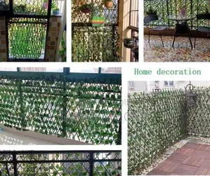 Home Dark/Light Artificial Green Fence