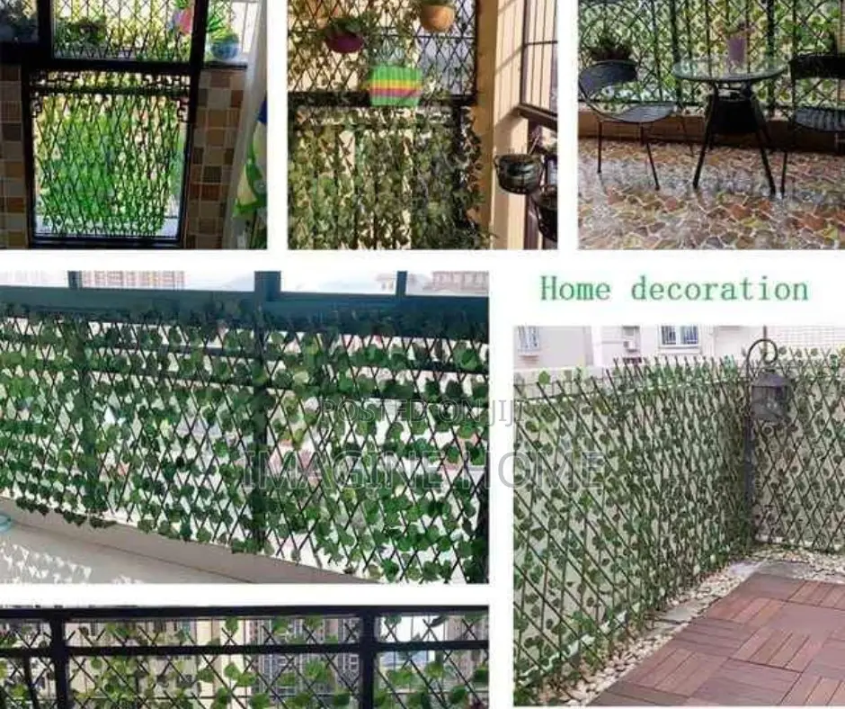 Home Dark/Light Artificial Green Fence