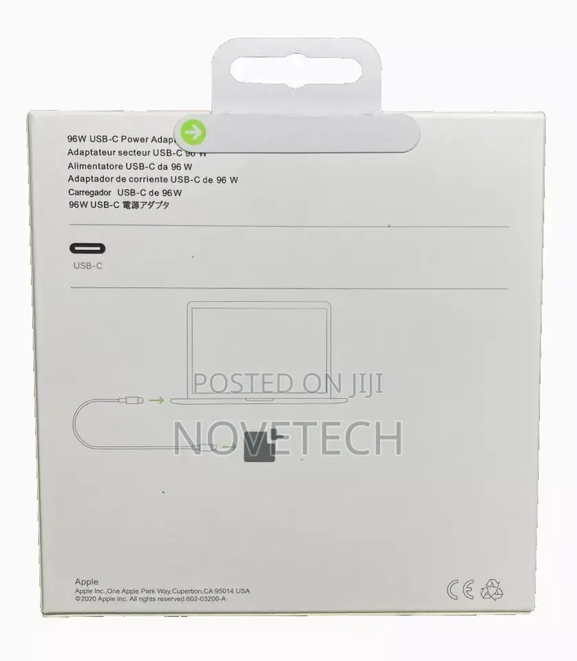 Apple 96W USB-C Power Adapter Charger for Macbook Pro