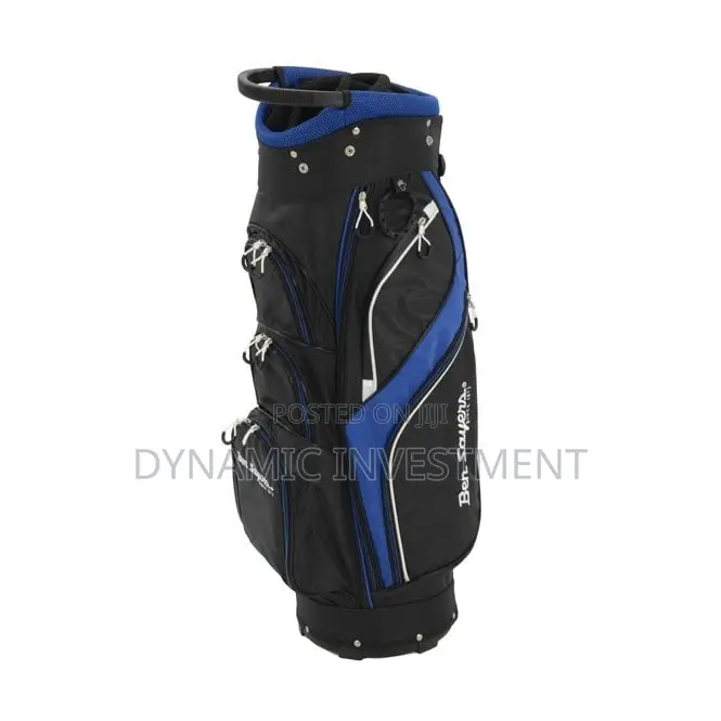 Ben Sayers Deluxe Golf Bag / With Stand (Black / Blue)