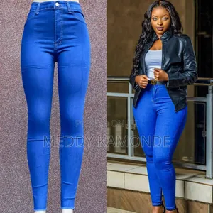 Blue/Grey Jeans Trouser