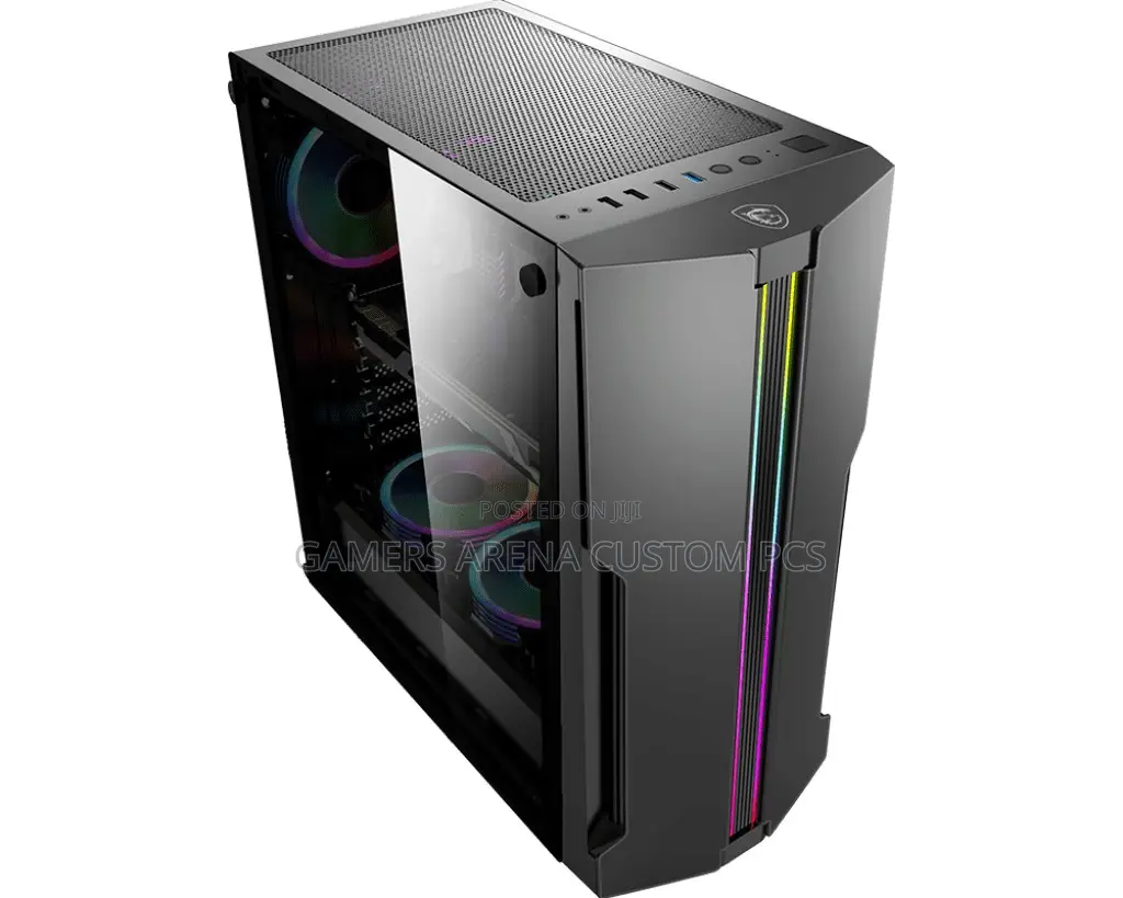 Msi Mag Laevatain 100l Mid Atx Tower Gaming Computer Case