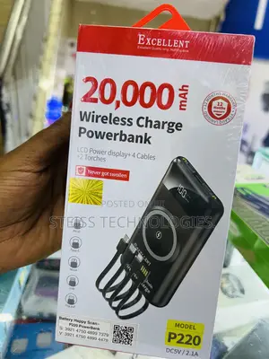 20000mah Wireless Powerbank.