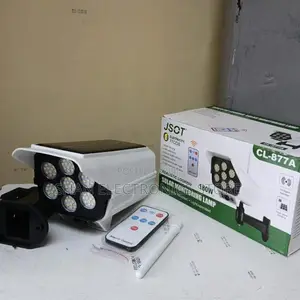 Outdoor Solar Lighting Motion *Sensor Dummy Camera Leds