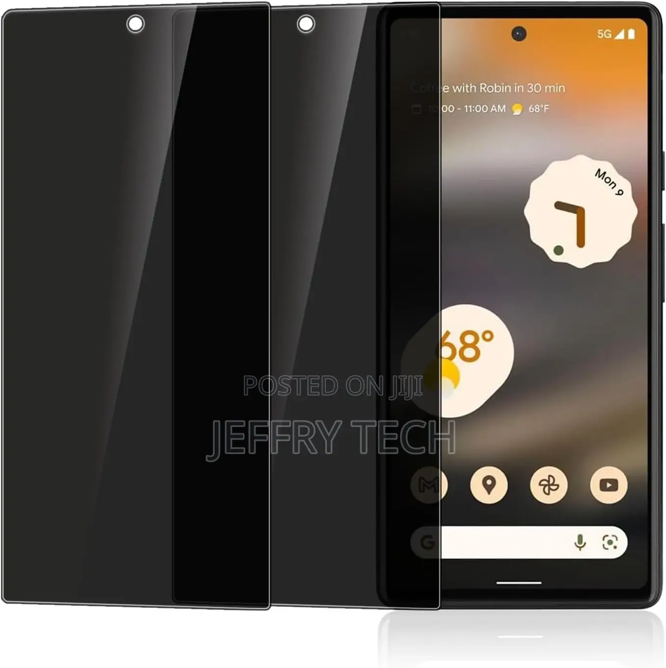 Privacy Screen Protector for Google Pixel 6a, [Anti-Spy] [9H