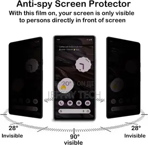 Privacy Screen Protector for Google Pixel 7a Anti-Spy Temper