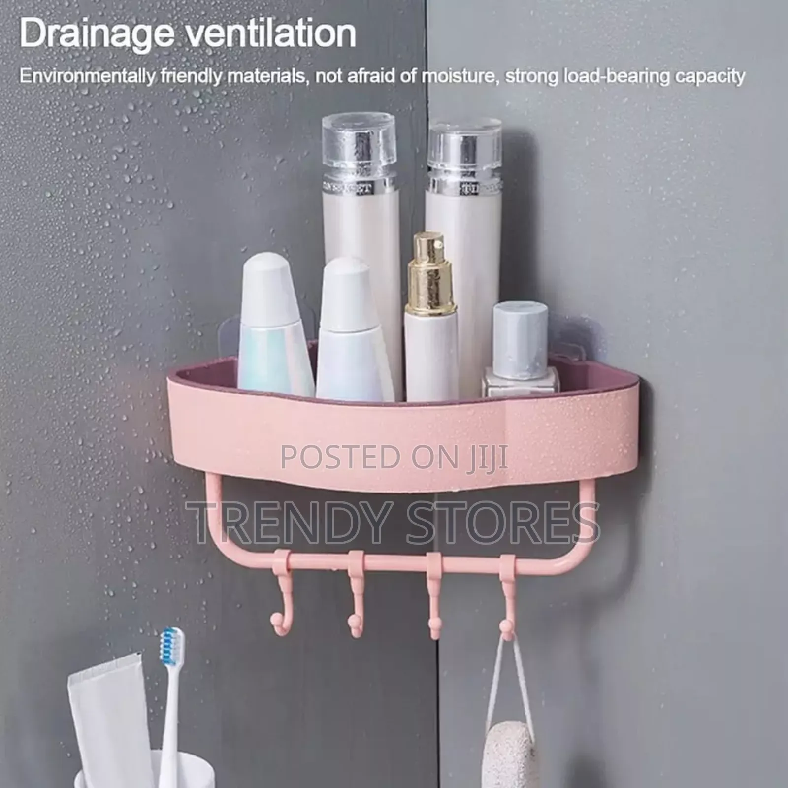 Self Adhesive Plastic Corner Rack