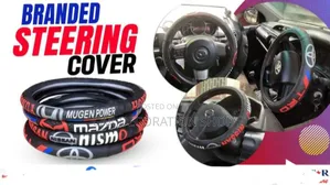 Honda,Mazda,Toyota,Nissan Rubber Logo Steering Cover