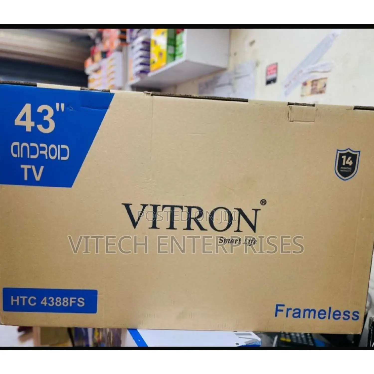 Vitron 43" Inch FHD Frameless Smart Android