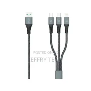 Vidvie 3 in 1 Data Cable (iPhone-type-c-micro) Support Fast