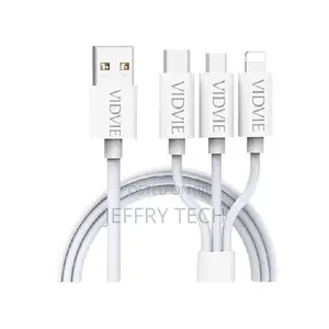 Vidvie CB4003 USB Lightning, Micro, Type-C 3 in 1 1.2M Leng