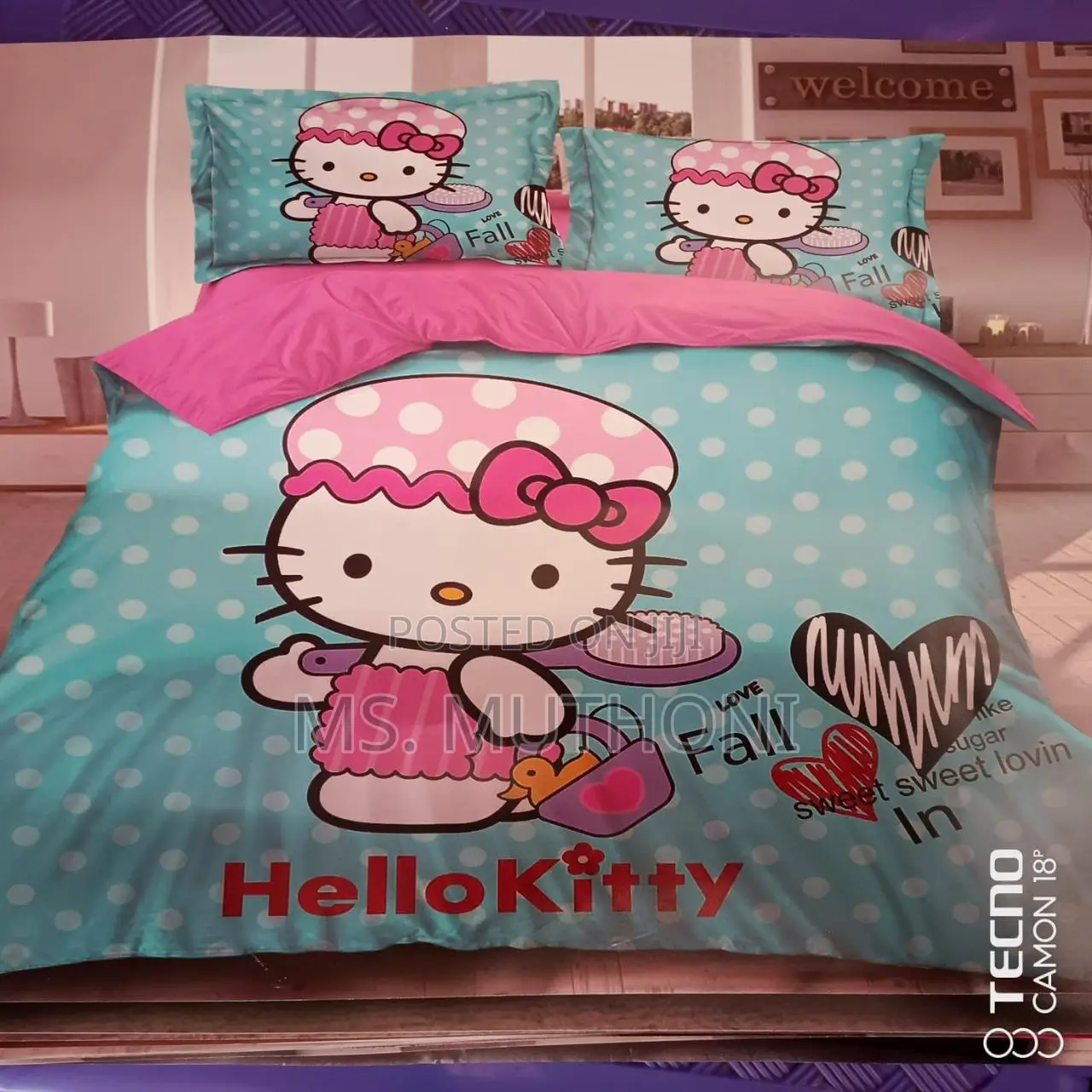 Cartoon Themed Duvet Set