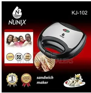 Nunix Two Slice Sandwich Maker Toaster/Dessert Maker✓