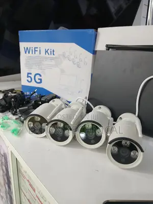 5g , 4ch Wireless Wifi Kit 1080p, 2mp CCTV IP Bullet Cameras