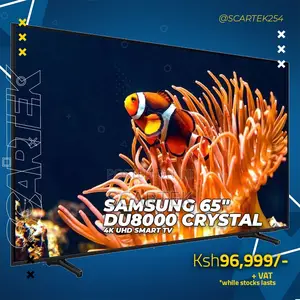Samsung 65” Du80000 Crystal Tv