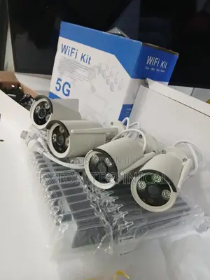 1080p, 2mp, 5g, 4chanell NVR Wifi Kit IP Bullet Cameras