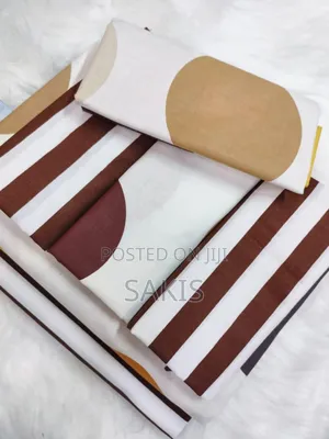 6 Piece Cotton Bedsheets! Size 6 X 7. Free Delivery