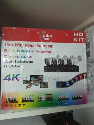 CCTV Camera Kit 2mp HD Wired Camera Kit, Night Vision